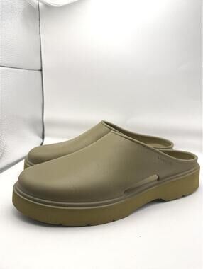 Vince Olive Green Slip-On Clog Shoes Women's 9 Men's 7
